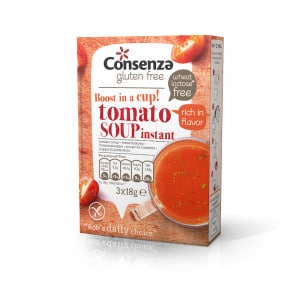 Soupe de tomates instantanée sans gluten