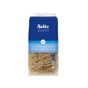 Pâtes penne de riz brun bio Seitz