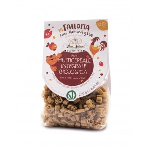 Pâtes enfants multicereales bio et vegan sans gluten