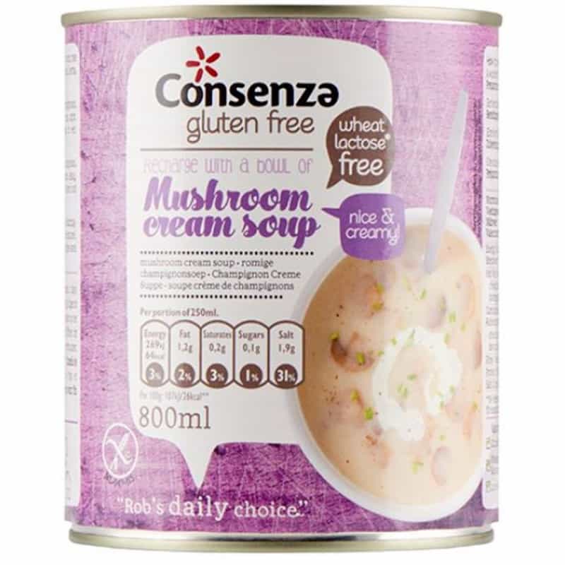 Soupe aux champignons sans gluten Soupe aux champignons sans gluten