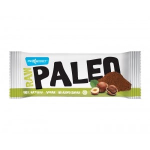 Barre protéinée cacao noisettes Raw Paleo Max Sport