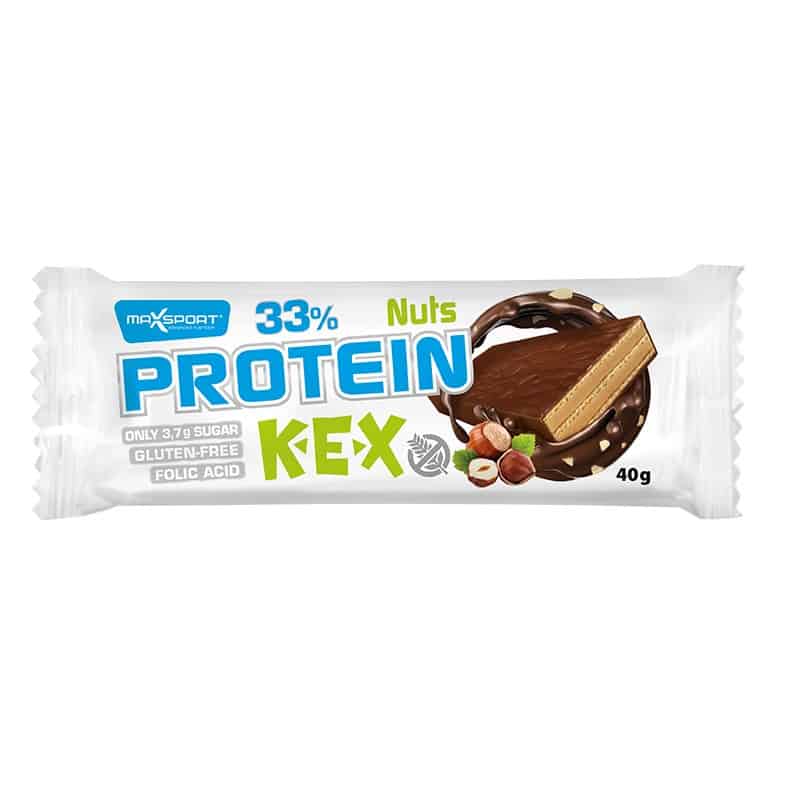 Barre protéinée noisettes Kex Max Sports