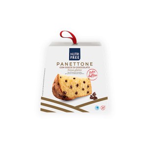 Panettone sans gluten aux pépites de chocolat sans lactose