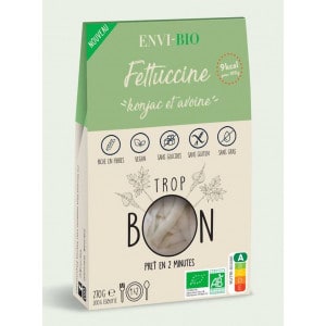 Pâtes konjac Fettucine bio sans gluten