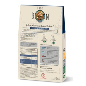 Pâtes konjac Spaghetti bio sans gluten verso