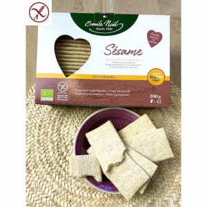 Tartines au sésame sans gluten verso LPPR