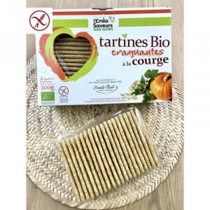 Tartines à la courge sans gluten et bio  produit 1 LPPR