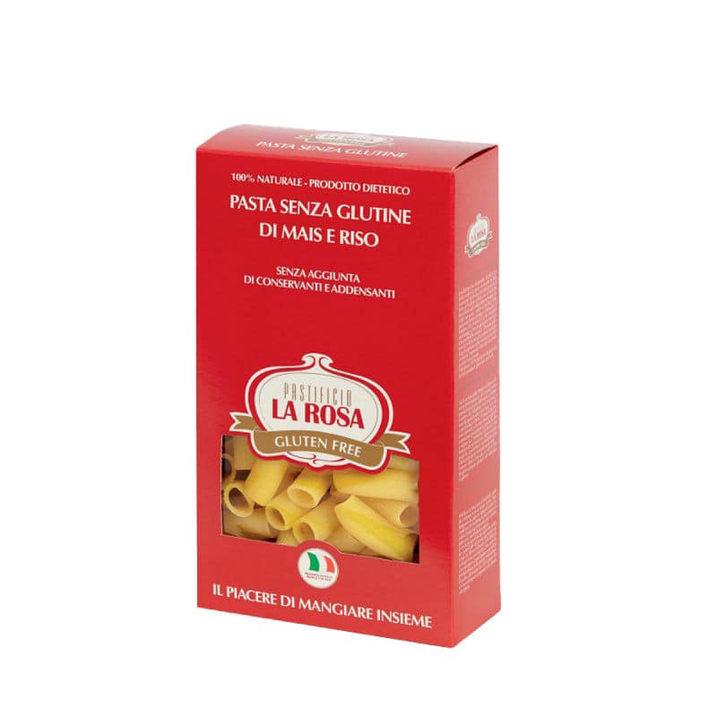 Pâtes rigatoni Pastificio La Rosa sans gluten