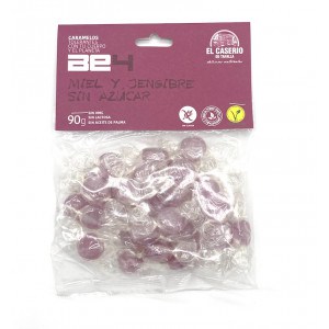 Bonbons sans sucre et sans gluten miel-gingembre recto