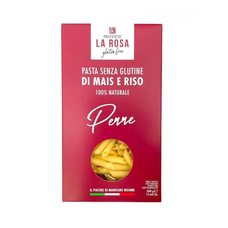 Pâtes penne Pastificio La Rosa sans gluten