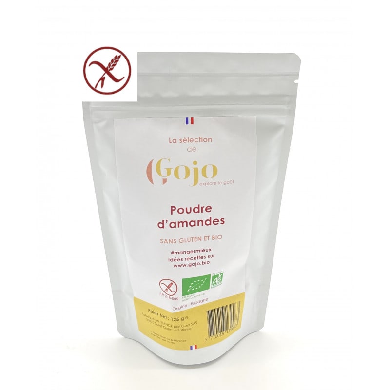 Poudre d'amandes bio et sans gluten Gojo