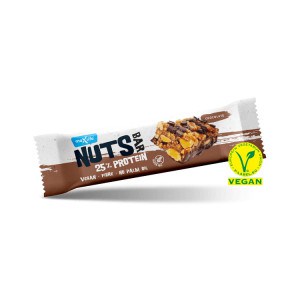 Barre Maxsport sans gluten protéinée au chocolat et aux cacahouètes à 25%