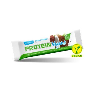 Barre Maxsport sans gluten protéinée à 25% cacao et noix de coco