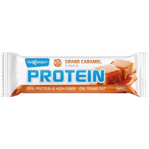 Barre Maxsport sans gluten protéinée à 25% goût caramel