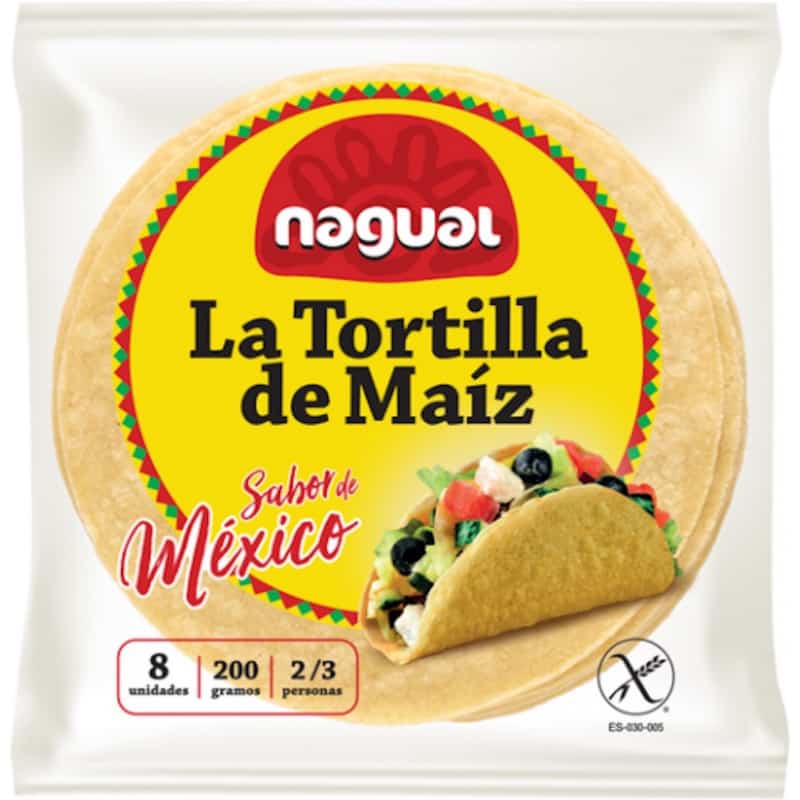 Tortilla mexicaine maïs jaune Nagual