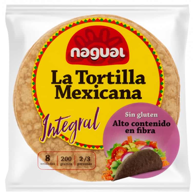 Tortillas complètes nagual sans gluten