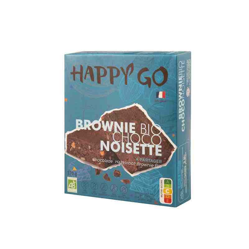 Brownie Bio Choco Noisette Sans Gluten Happy Go Brownie Bio Choco Noisette Sans Gluten Happy Go