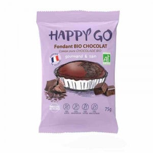 Fondant bio au chocolat sans gluten Happy Go