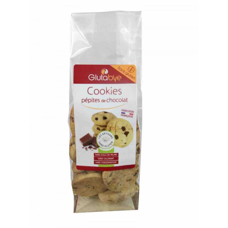 Cookies aux pépites de chocolat sans gluten - Glutabye