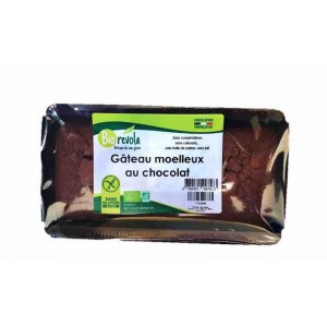 Gâteau moelleux au chocolat bio sans gluten Biorévola