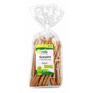 Gressins graines de pavot bio sans gluten biorevola