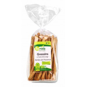 Gressins sans gluten bio herbes de Provence Biorevola