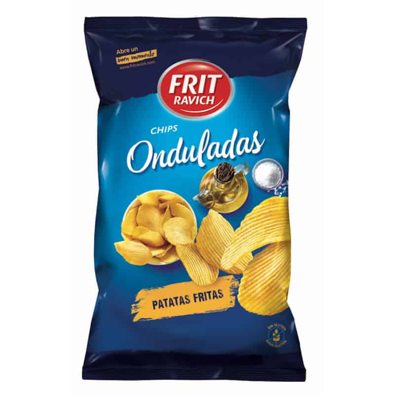 Chips ondulées sans gluten Frit Ravich