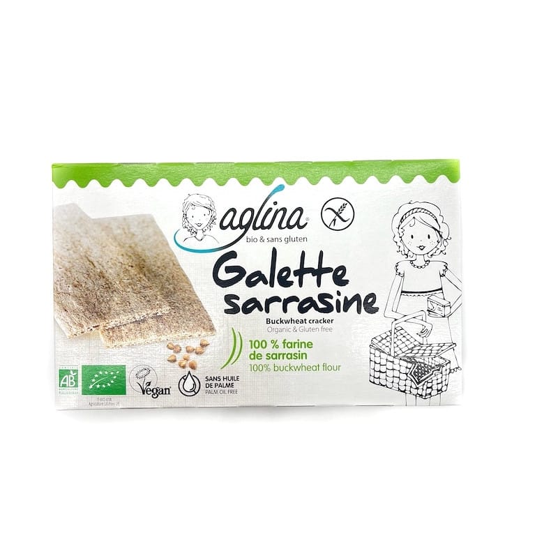 Galette sarrasine bio et sans gluten Aglina verso