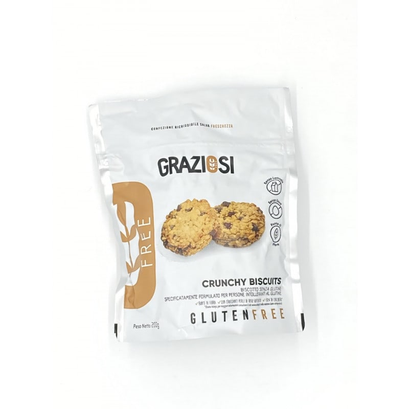 Crunchy biscuits aux pépites de chocolat - Graziosi