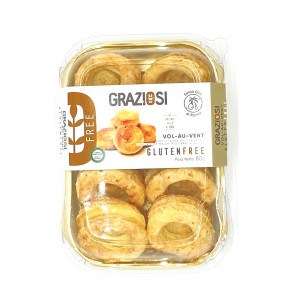 Vol-au-vent à garnir sans gluten Graziosi ouvert