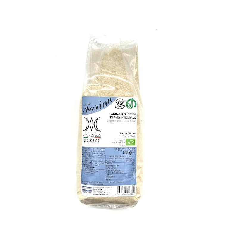Farine de riz intégral 500 g sans gluten Pasta Natura