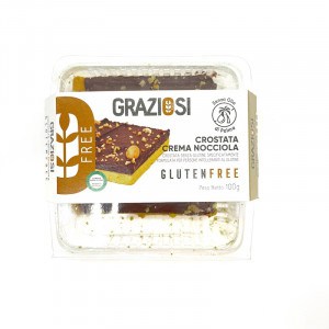 Paquet de tarte sablée au chocolat noisettes sans gluten - Graziosi