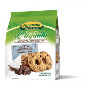 Sachet de biscuits coco et chocolat sans gluten Farabella