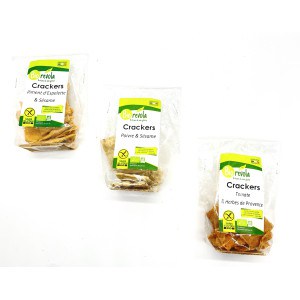 Crackers tomate herbes de Provence bio sans gluten Biorevola