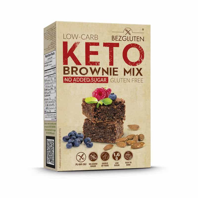 Paquet de mix pour Brownie Keto sans gluten de Bezgluten