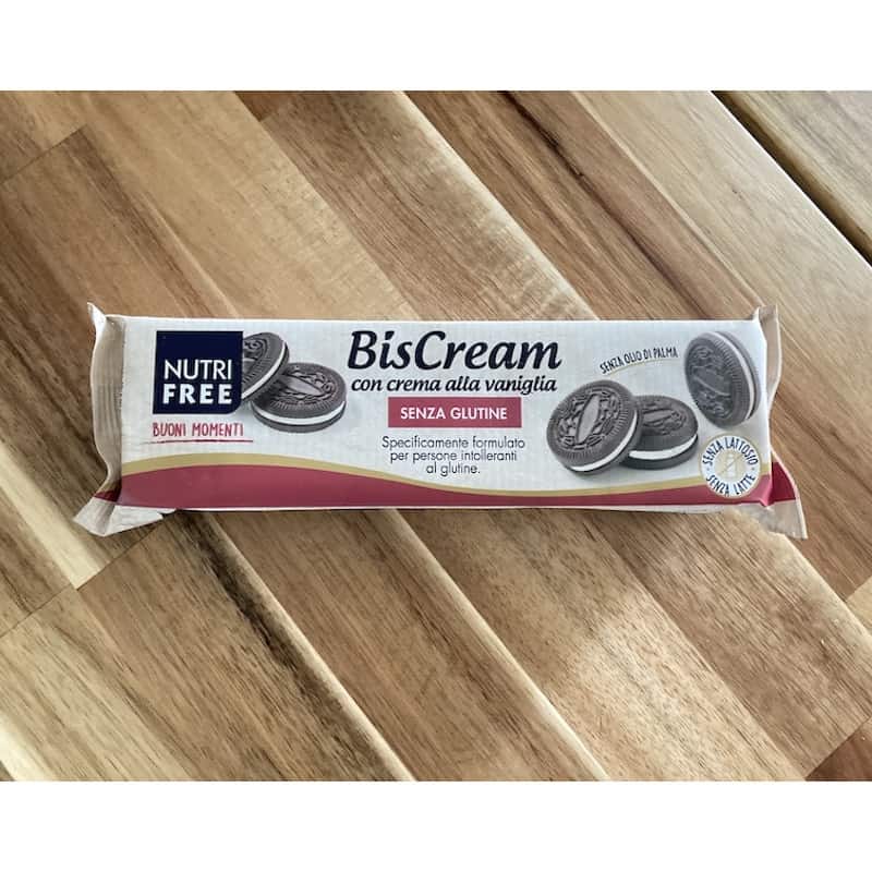 Paquet de biscuits sans gluten "BisCream" NT Food