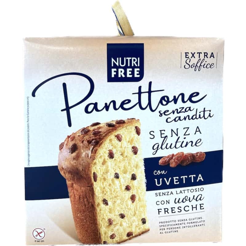 Panettone sans gluten avec raisins secs - Nutri Free