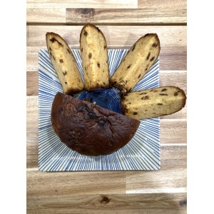 Portions de panettone sans gluten avec raisins secs et fruits confits - Nutri Free