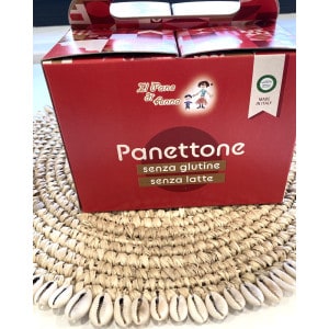 Panettone traditionnel aux agrumes sans lait et sans gluten en 250 g