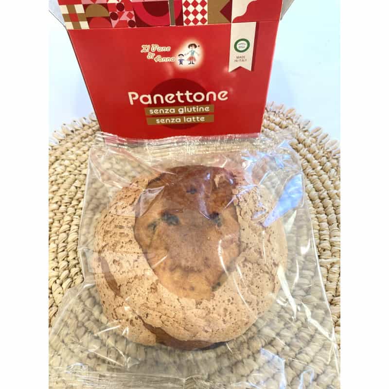 Panettone traditionnel aux agrumes sans lait et sans gluten en 250 g produit