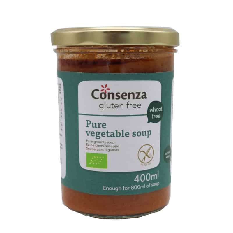 Pot de soupe de légumes instantanée sans gluten et bio - Consenza Pot de soupe de légumes instantanée sans gluten et bio - Consenza