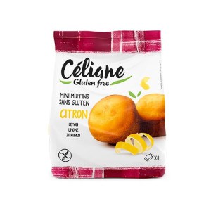 Sachet de mini muffins sans gluten saveur citron - Céliane