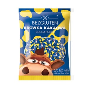 Sachet de fudge, caramels au cacao sans gluten Bezgluten