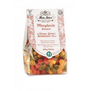 Sachet de pâtes au quinoa épinards, betteraves et maïs biologiques, vegan et sans gluten - Pasta Natura