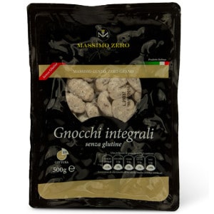 2 barquettes de gnocchis de riz à la farine de sarrasin complète sans gluten Massimozero