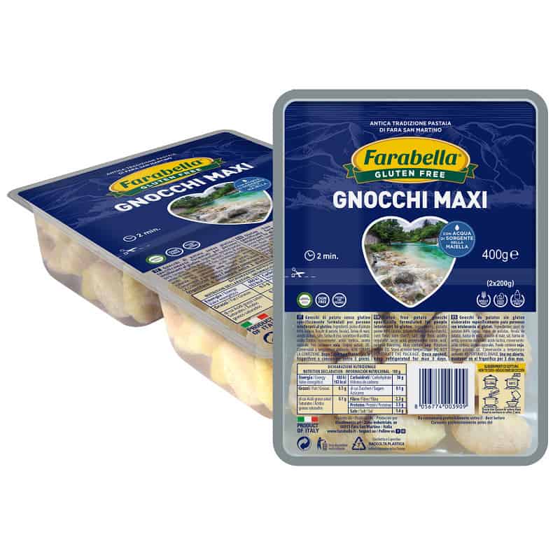 2 barquettes de maxi gnocchis sans gluten - Farabella