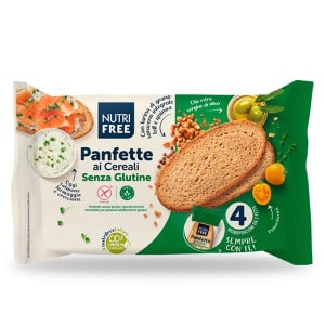 lot de 4 sachets de pain multicéréales tranché sans gluten