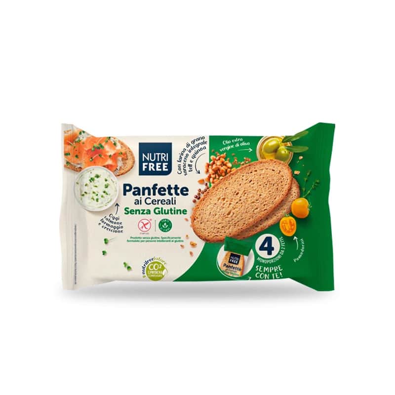 lot de 4 sachets de pain multicéréales tranché sans gluten