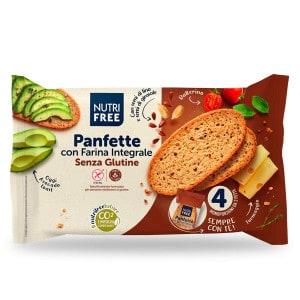 sachet de 4 lot de 2 pain complet en tranche 340 G NT Foods