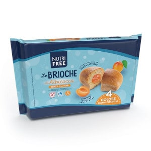 4 Brioches fourrées à l'abricot sans gluten